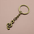 Metal Musical Note Keychain For Bag Charm Gift view 6