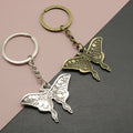 Metal Minimalist Butterfly Keychain Bag Charm view 1