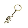 Metal Simple Branch Keychain For Bag Charm Gift view 5