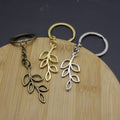 Metal Simple Branch Keychain For Bag Charm Gift view 4