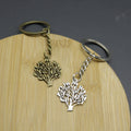 Zinc Alloy Minimalist Tree Keychain For Bag Charm Gift view 4