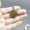Zinc Alloy Minimalist Tree Keychain For Bag Charm Gift view 3