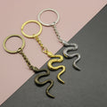Zinc Alloy Snake Pendant Keychain Bag Charm Gift view 1