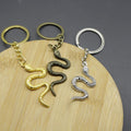 Zinc Alloy Snake Pendant Keychain Bag Charm Gift view 4