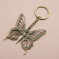 Metal Butterfly Pendant Keychain Bag Charm Gift view 6