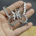 Metal Butterfly Pendant Keychain Bag Charm Gift view 3