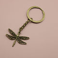 Metal Dragonfly Keychain Bag Charm Gift Key Ring view 6
