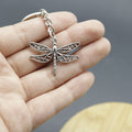 Metal Dragonfly Keychain Bag Charm Gift Key Ring view 4