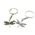 Metal Dragonfly Keychain Bag Charm Gift Key Ring view 5