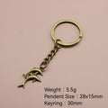Metal Colorful Decorative Parrot Keychain Bag Charm Gift view 2