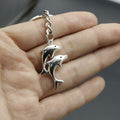 Metal Dolphin Keychain Bag Charm view 4