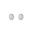 Vintage Geometric Oval Pearl Studs With Alloy Rhinestone Trim Elegant Light Luxury Women's Earrings view 5