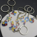 Metal Building Block Keychain Creative Key Ring Gift view 2