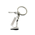 Metal Hair Salon Tools Keychain Bag Charm Gift view 5