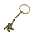 Metal Simple Gorilla Monkey Keychain Bag Charm view 5