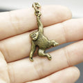 Metal Simple Gorilla Monkey Keychain Bag Charm view 4