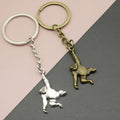 Metal Simple Gorilla Monkey Keychain Bag Charm view 1