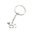 Zinc Alloy Horse Keychain Bag Charm Gift – Silver view 5