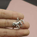 Zinc Alloy Horse Keychain Bag Charm Gift – Silver view 3