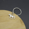 Zinc Alloy Horse Keychain Bag Charm Gift – Silver view 4