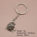 Zinc Alloy Owl Keychain For Animal Gift view 2