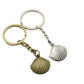 Zinc Alloy Shell Shape Keychain Bag Charm Gift view 5