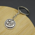 Metal Star Moon Keychain Minimalist Bag Charm view 4