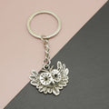 Zinc Alloy Simple Owl Keychain Animal Bag Charm Gift view 1