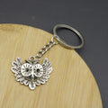 Zinc Alloy Simple Owl Keychain Animal Bag Charm Gift view 4