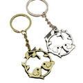 Zinc Alloy Bird Cage Keychain For Bag Charm Gift view 5
