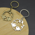 Zinc Alloy Bird Cage Keychain For Bag Charm Gift view 3