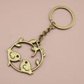 Zinc Alloy Bird Cage Keychain For Bag Charm Gift view 6