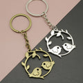 Zinc Alloy Bird Cage Keychain For Bag Charm Gift view 1