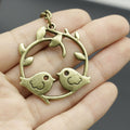 Zinc Alloy Bird Cage Keychain For Bag Charm Gift view 4