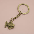 Zinc Alloy Goldfish Keychain Bag Charm Gift view 6