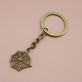Metal Spider Web Keychain Bag Charm view 6