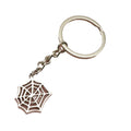 Metal Spider Web Keychain Bag Charm view 5