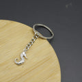 Zinc Alloy Seahorse Shape Keychain Bag Charm Gift view 4