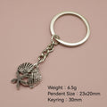 Zinc Alloy Starfish Shell Keychain Beach Bag Charm view 2