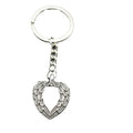 Zinc Alloy Feather Wing Heart Keychain Bag Charm Gift view 5