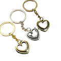 Zinc Alloy Minimalist Heart Keychain For Bag Charm Gift view 5