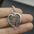 Zinc Alloy Heart Wings Keychain For Romantic Bag Charm view 4
