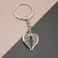 Zinc Alloy Heart Wings Keychain For Romantic Bag Charm view 1