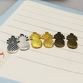 Textured Pineapple Metal Charm Pendant in 3 Finishes for Jewelry Making view 3