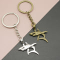 Metal Shark Keychain Bag Charm view 1