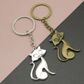 Metal Cute Cat Keychain For Bag Charm Gift view 1