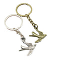 Metal Flying Bird Keychain Bag Charm – Antique Copper view 5