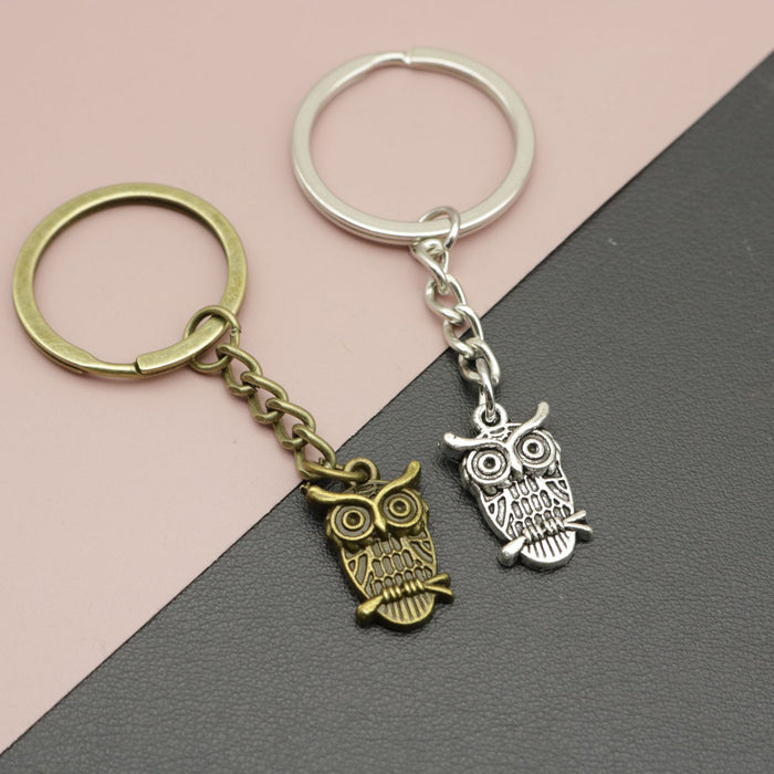 Metal Cat And Mouse Keychain For Bag Charm Gift