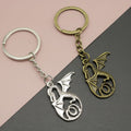 Zinc Alloy Minimal Dragon Keychain Bag Charm view 1