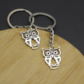 Metal Owl Shape Keychain Bag Charm Gift Accessory view 3